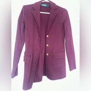 SOLD- Ralph Lauren Jersey Blazer